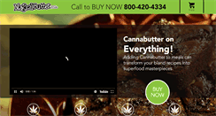Desktop Screenshot of cannabutter.com